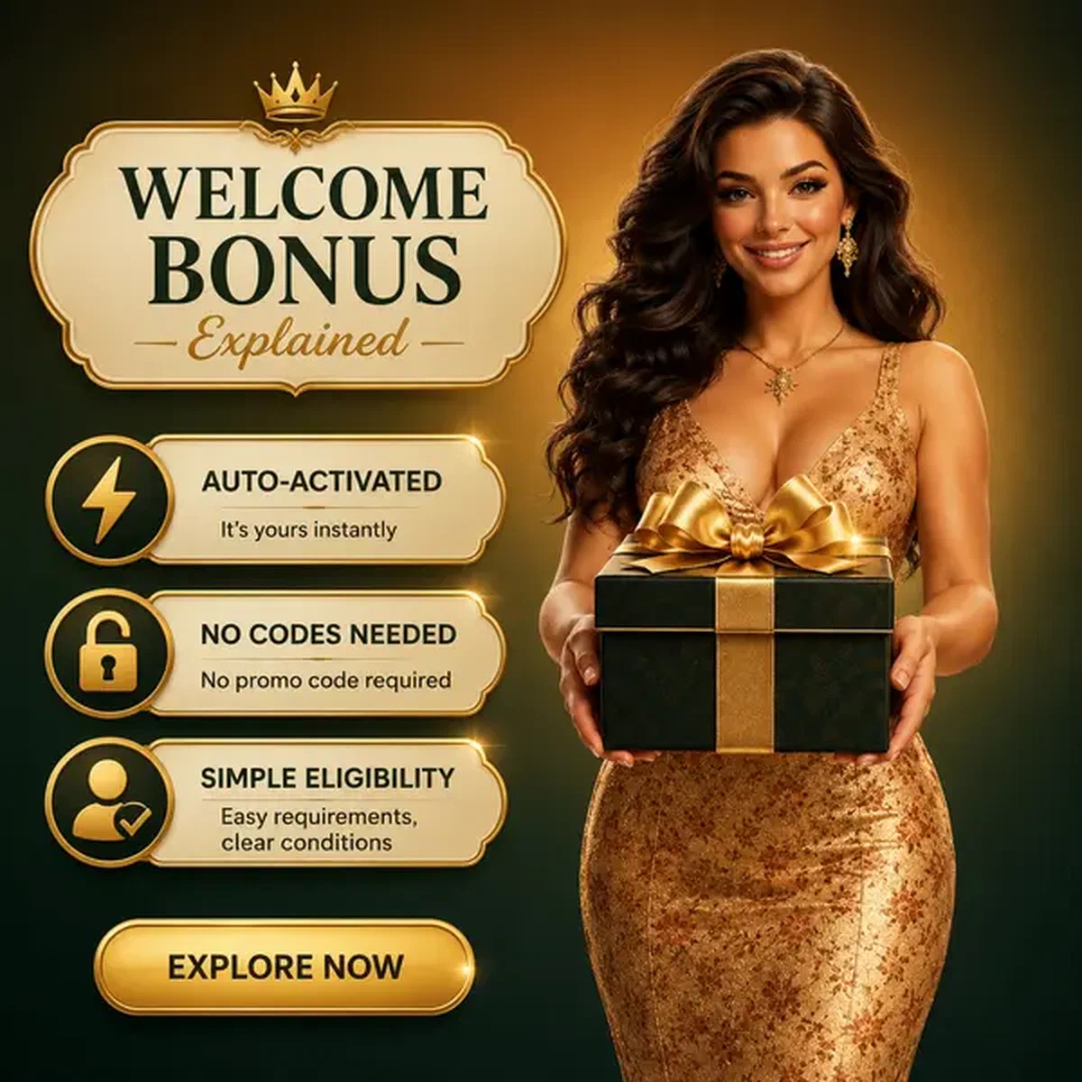 Trophy Queen presenteert promocode cadeaudoos bij Waarom Welkomst Automatisch Activeert Terwijl Andere Bonussen Codes Nodig Hebben